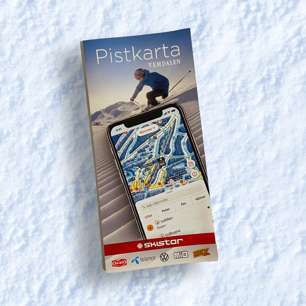 Pistkarta SkiStar Vemdalen